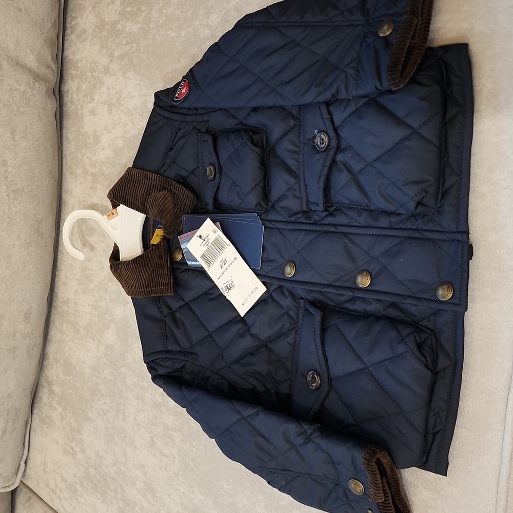 Toddler Boys Quilted Water-Repellent Jacket